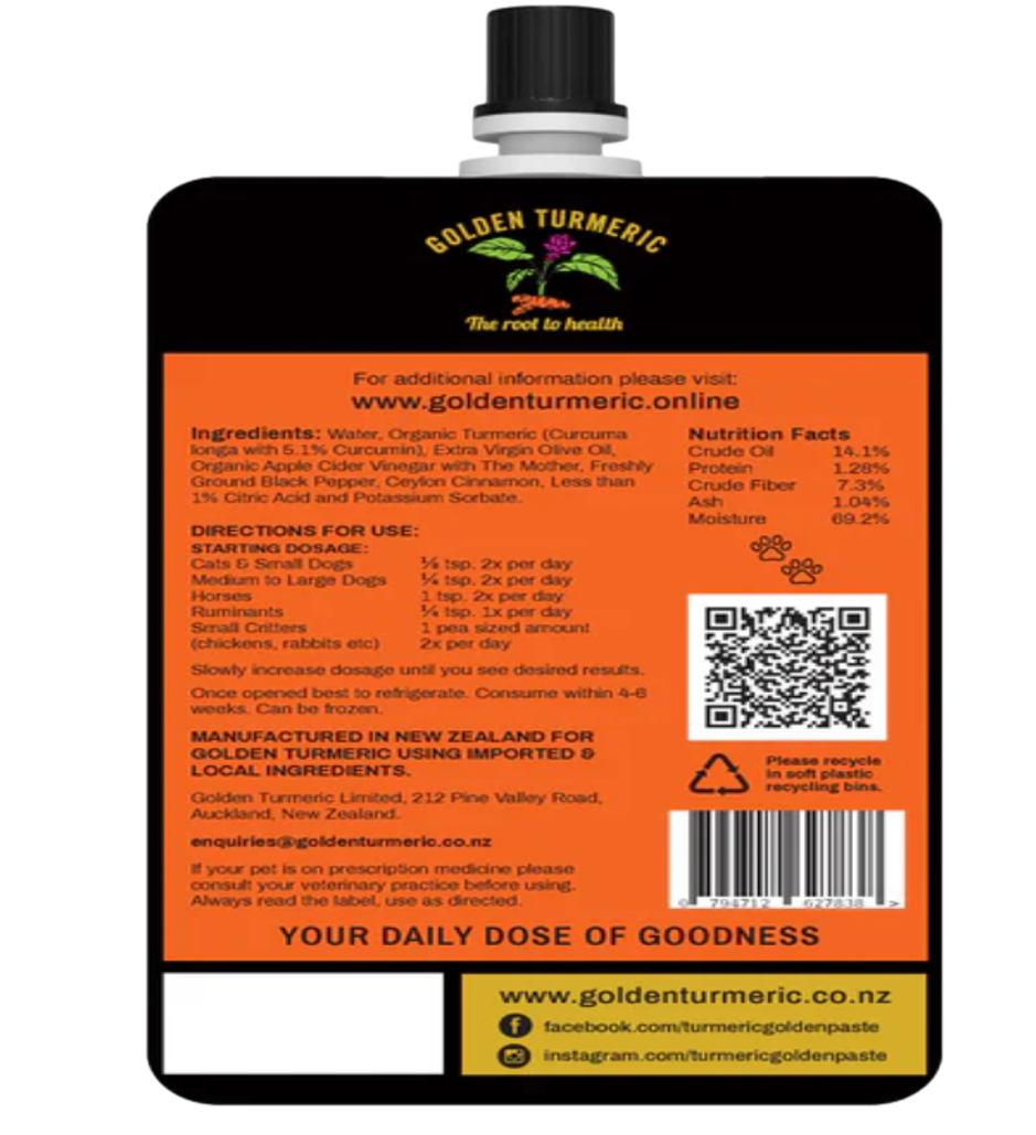 Turmeric Golden Paste -- PAST BEST BEFORE DATE